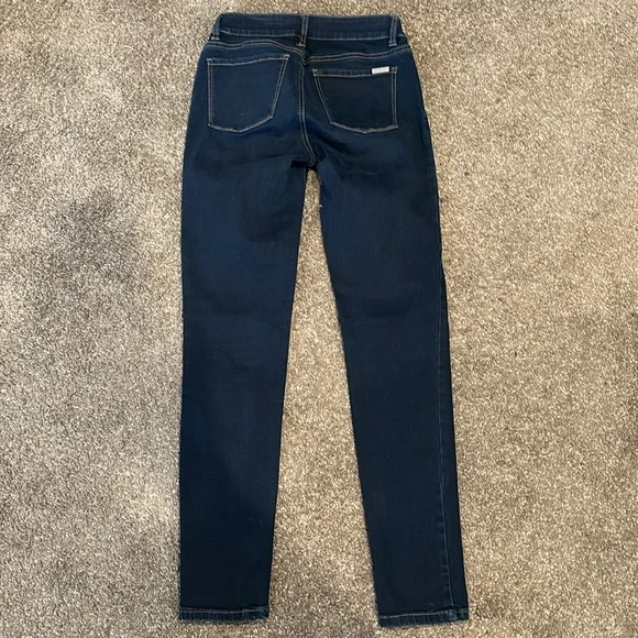 WHITE HOUSE BLACK MARKET Jegging Dark Blue Jeans Skinny Fit Stretch - Picture 3 of 3